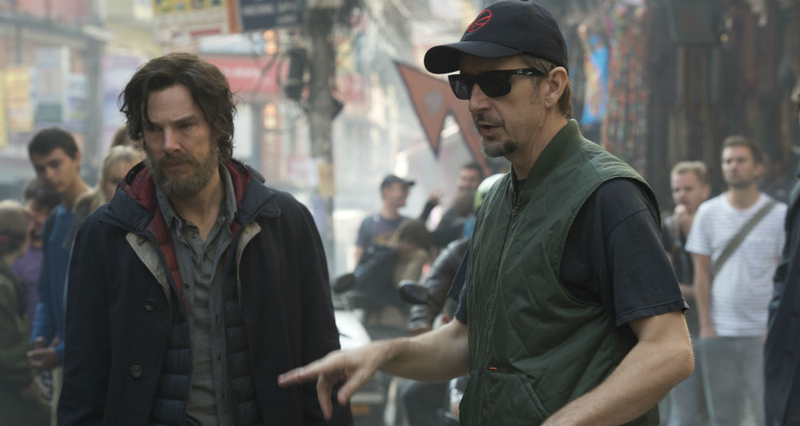 Cumberbatch and director Scott Derrickson.